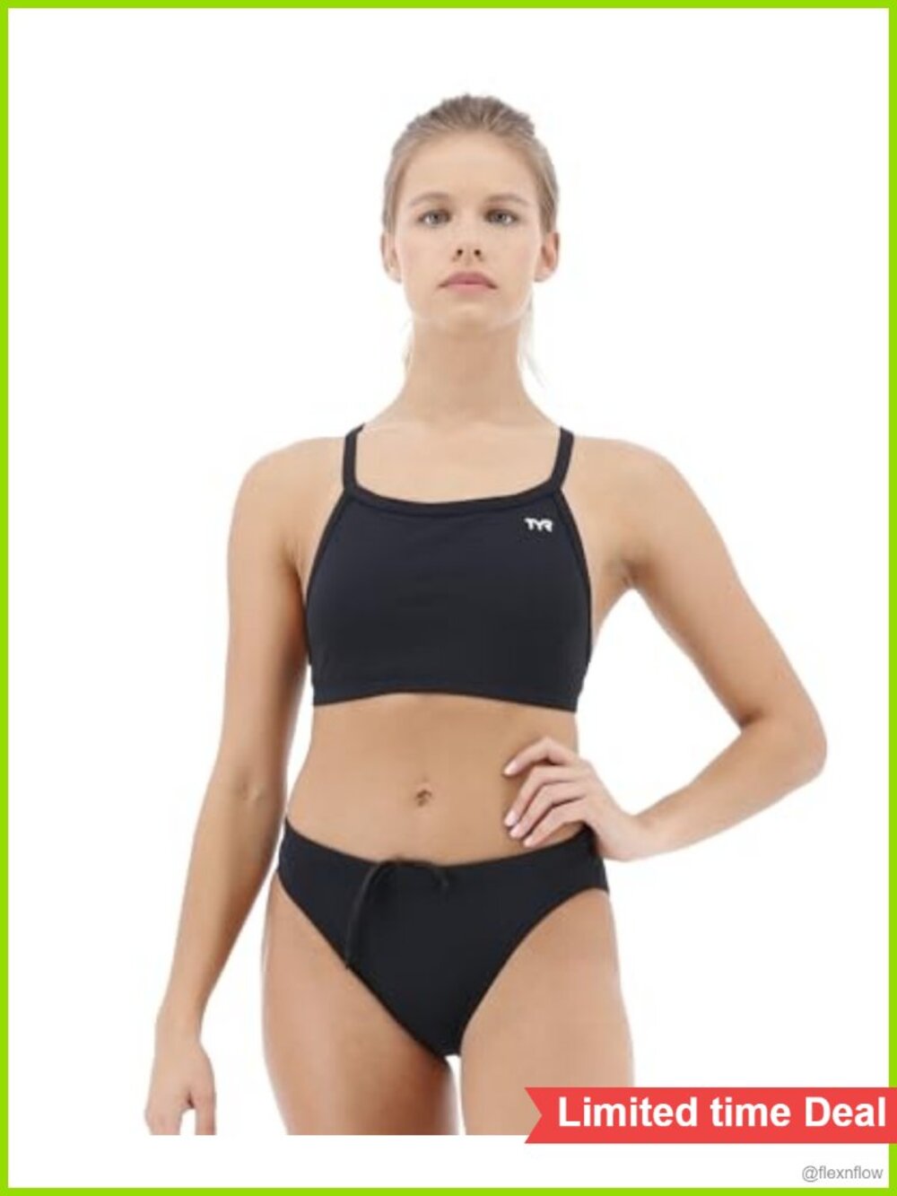 TYR Women's Athletic Two-Piece Bikini Swimsuit Training Racing Suit Polyester